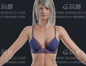 最终幻想16泳装大美女Blend模型