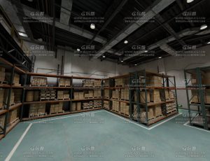 货物仓库场景Blend工程源文件