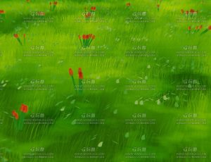 卡通动画草地Blend工程源文件