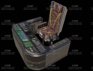 高级科幻控制台Blend模型