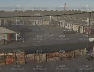 西部郊区服务站场景Blend工程源文件