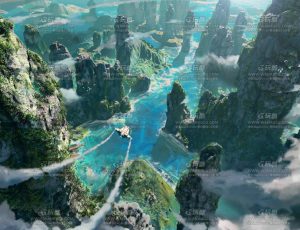 宏伟山脉概念场景Blend工程源文件