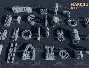 外星科技建筑模型包Blend资产库