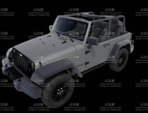 越野吉普大车Blend模型