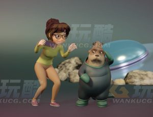 Blender中制作有趣的3D卡通人物表演交流动画