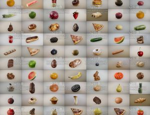 食物面包果实零食糕点模型包Blend资产库