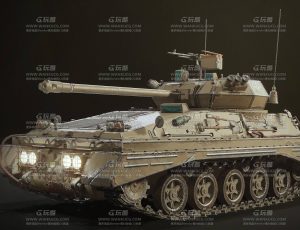 Blender创建高精度风格化坦克模型与动画大师课程