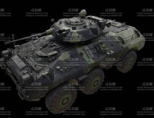 重型军事大坦克Blend模型