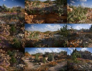 高精度美丽自然场景Blend工程源文件