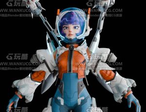 守望先锋2朱诺Blend模型