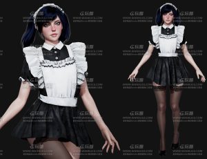 UE5素材—性感家政女仆