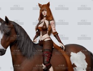 UE5素材—野性女孩罗卡