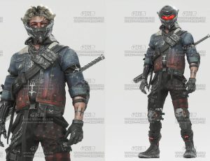 UE5素材—重金属赛博朋克角色