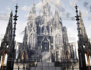 UE5素材—黑曜石黑暗幻想场景