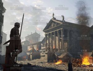 UE5素材—罗马火山神庙