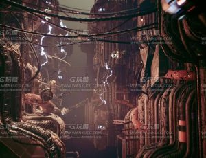UE5素材—赛博朋克钢铁城