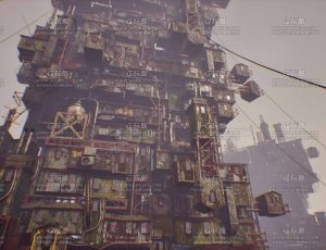 UE5素材—赛博朋克雾城