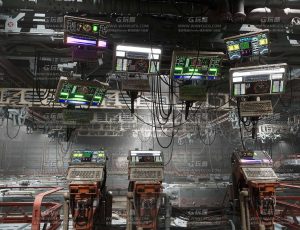 UE5素材—科幻货运中心