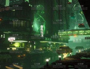 UE5素材—科幻成都地铁站