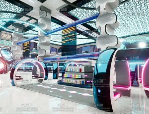 UE5素材—元宇宙图书馆