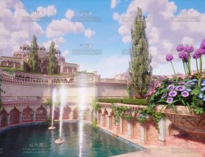 UE5素材—古罗马花园