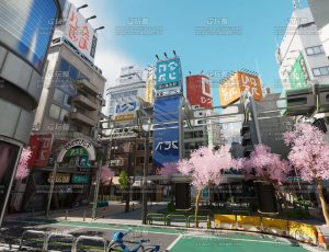 UE5素材—东京风格环境