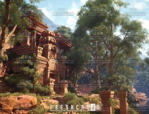 UE5素材—古代寺庙环境