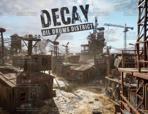 UE5素材—荒漠战争区