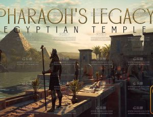 UE5素材—大型埃及神庙场景