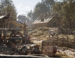 UE5素材—中世纪村庄