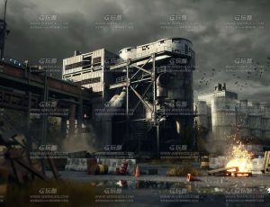 UE5素材—废弃的工业工厂环境