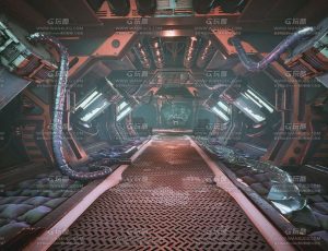 UE5素材—高级科幻内饰场景