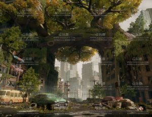 UE5素材—后世界末日城市