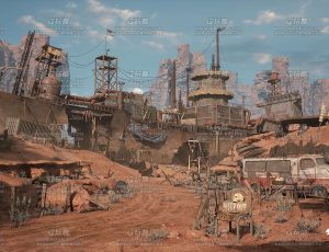 UE5素材—荒地环境