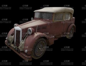 老爷车老款Blend模型
