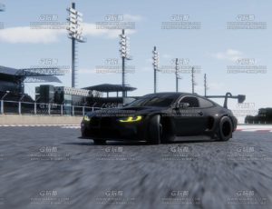 汽车赛道行驶场景Blend工程源文件