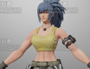 拳皇15莉安娜Blend模型