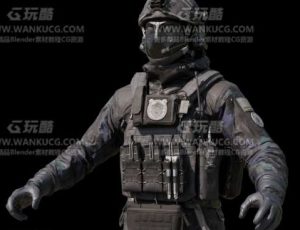 反恐高级特种兵Blend模型