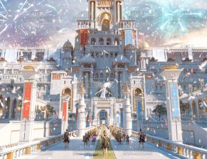 王国仪式场景C4D工程源文件