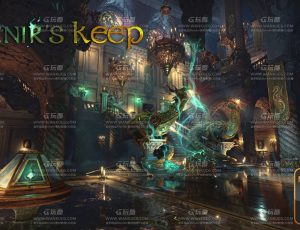 UE5素材—奇幻魔法宫殿场景