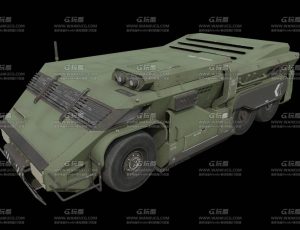 装甲运输车Blend模型