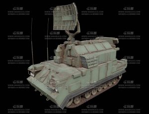 小型反雷达坦克Blend模型