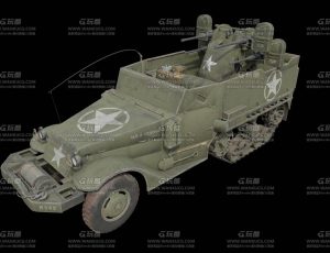 改装坦克车Blend模型