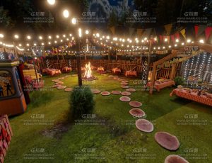 丰收派对场景Blend工程源文件