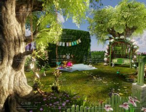 复活节环境场景Blend工程源文件