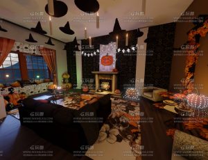 温馨万圣节场景Blend工程源文件