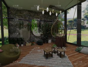 禅修房间Blend工程源文件