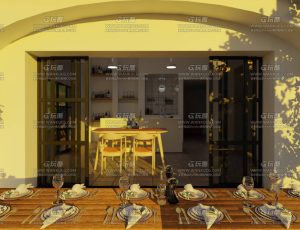 度假小屋场景Blend工程源文件