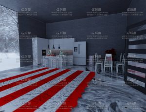 圣诞小房间场景Blend工程源文件