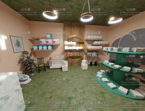 婴儿用品商店场景Blend工程源文件